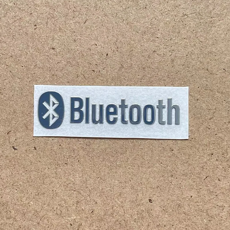 Bluetooth Metalen Sticker Auto Centrale Bediening Display Draadloze Bluetooth Luidspreker Headset Mobiele Telefoon Metalen Logo Sticker