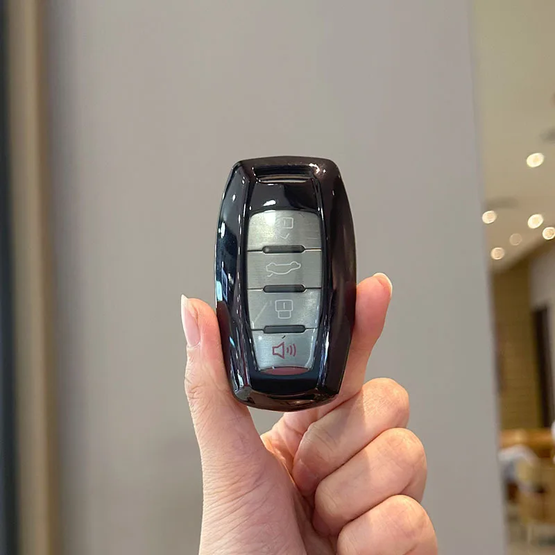 حافظة مفاتيح السيارة من البولي يوريثان غطاء عن بعد شل حامل سلسلة كيرينغ فوب ل GWM هافال جديد H6 HEV PHEV Jolion S Dargo H9 H2 تحوم F7x 2025 #4