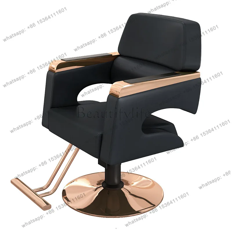 Luxury Modern Barber Chair Esthetician Stool Styling Professional Salon Chair Swivel Ergonomic Taburete Salon Furniture