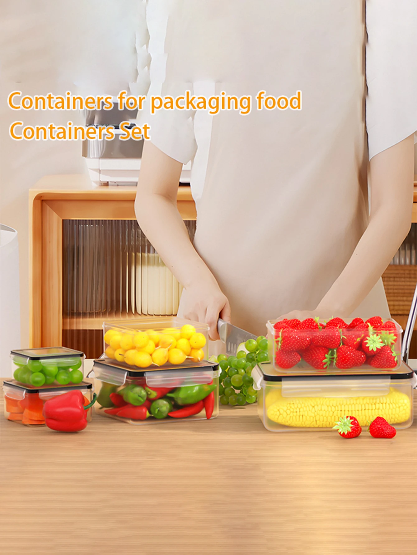 24pcs Sealed Plastic Food Storage Containers for Kitchen Storage and Organization Leak Proof Food Containers with Labels, Pens