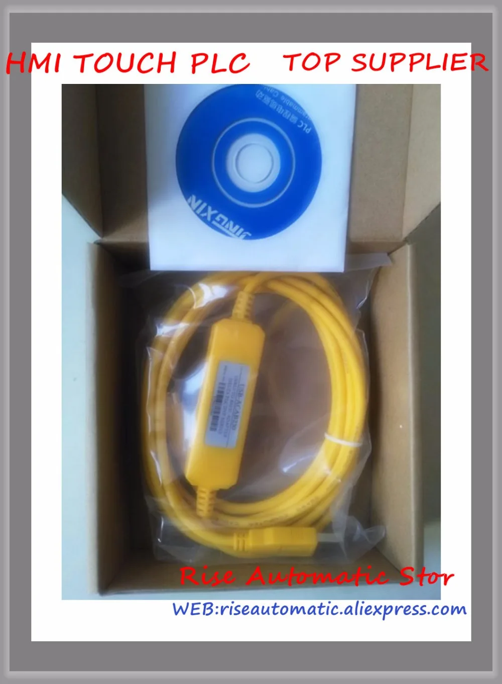 كابل مبرمج USB-ACAB230 متوافق USBACAB230 (USB-DVP) محول USB لسلسلة DVP PLC Win7 Win8 قابل للاستخدام #1