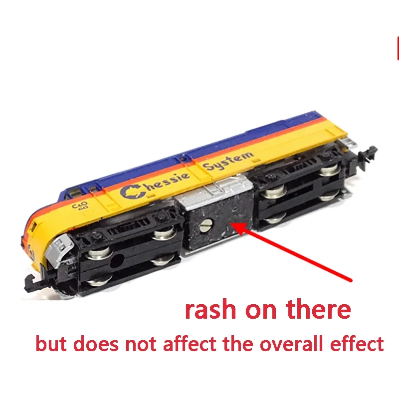 Diecast N Scale 1/160 America Dog Head Train Model NO Power Have Light Adult Classic Collection Static Display Boy Toy Gift