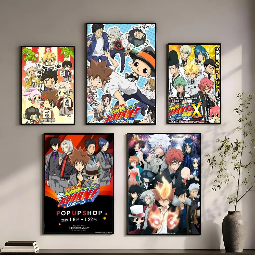 K-Katekyo Hitman R-Reborn Poster Perfect Sticker Self Adhesive for Office Home Theater Wall Art Decor Fancy Gift