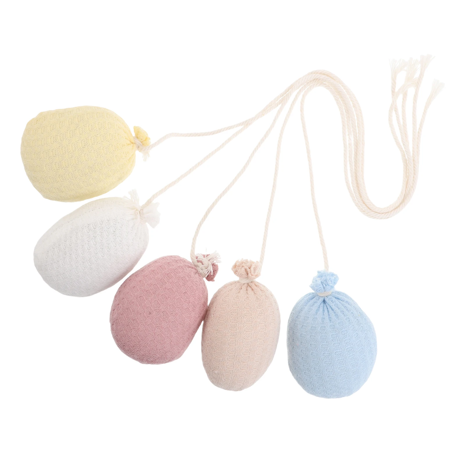 

5pcs Photography Decorative Balloons Soft Pastel Colors Felt Reusable Multicolour Birthday Accessories Balloon Set Props Studio