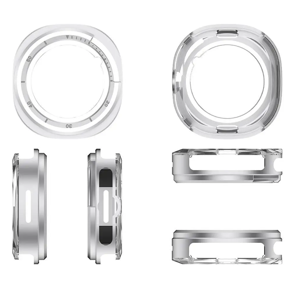 

Металлический корпус + задняя крышка для Galaxy Watch8 Classic (2025) Металлический корпус Защитная лицевая крышка для аксессуаров 46 мм Защитная крышка