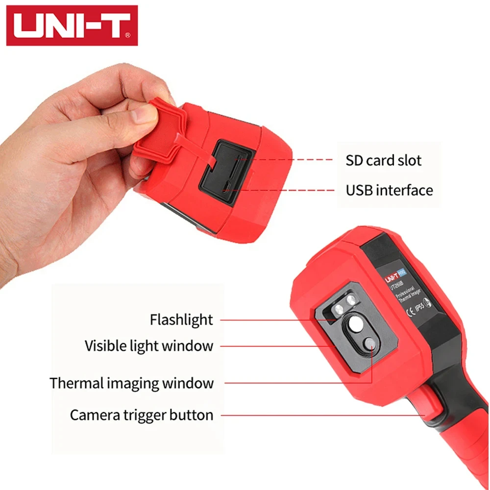 UNI-T UTi260B/ UTi120S Industrial Camera Time Live Infrared Thermometer