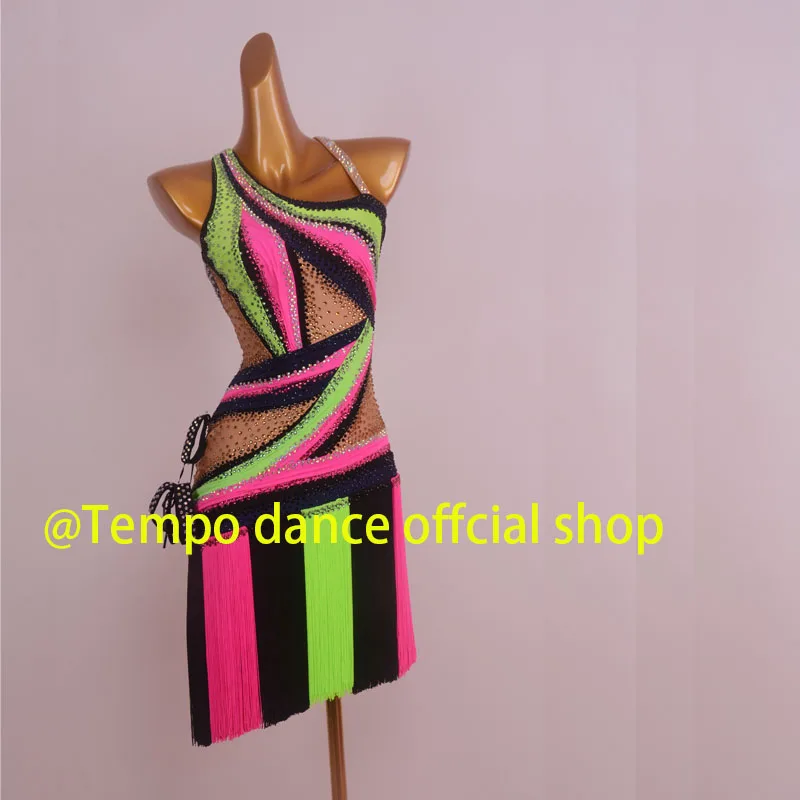 Free Custom Made Size Color Ballroom Competition Dress Women Tango Dresses Standard Ballroom Waltz Dresses Ballroom Dance Dress