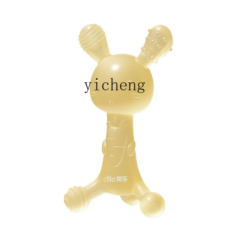 Tqh Bunny Teether Baby Teething Stick Baby Edible Silicon Mouth Desire Period Teether Prevent Hand Sucking Artifact