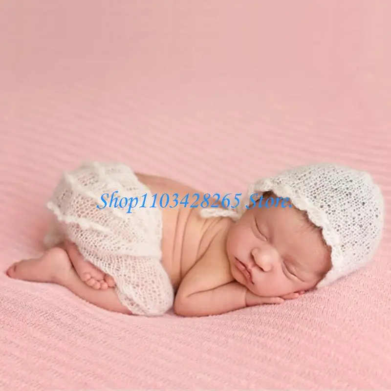

G2TE Baby Photo Одежда одежда для новорожденных вязаные брюки и шляпа