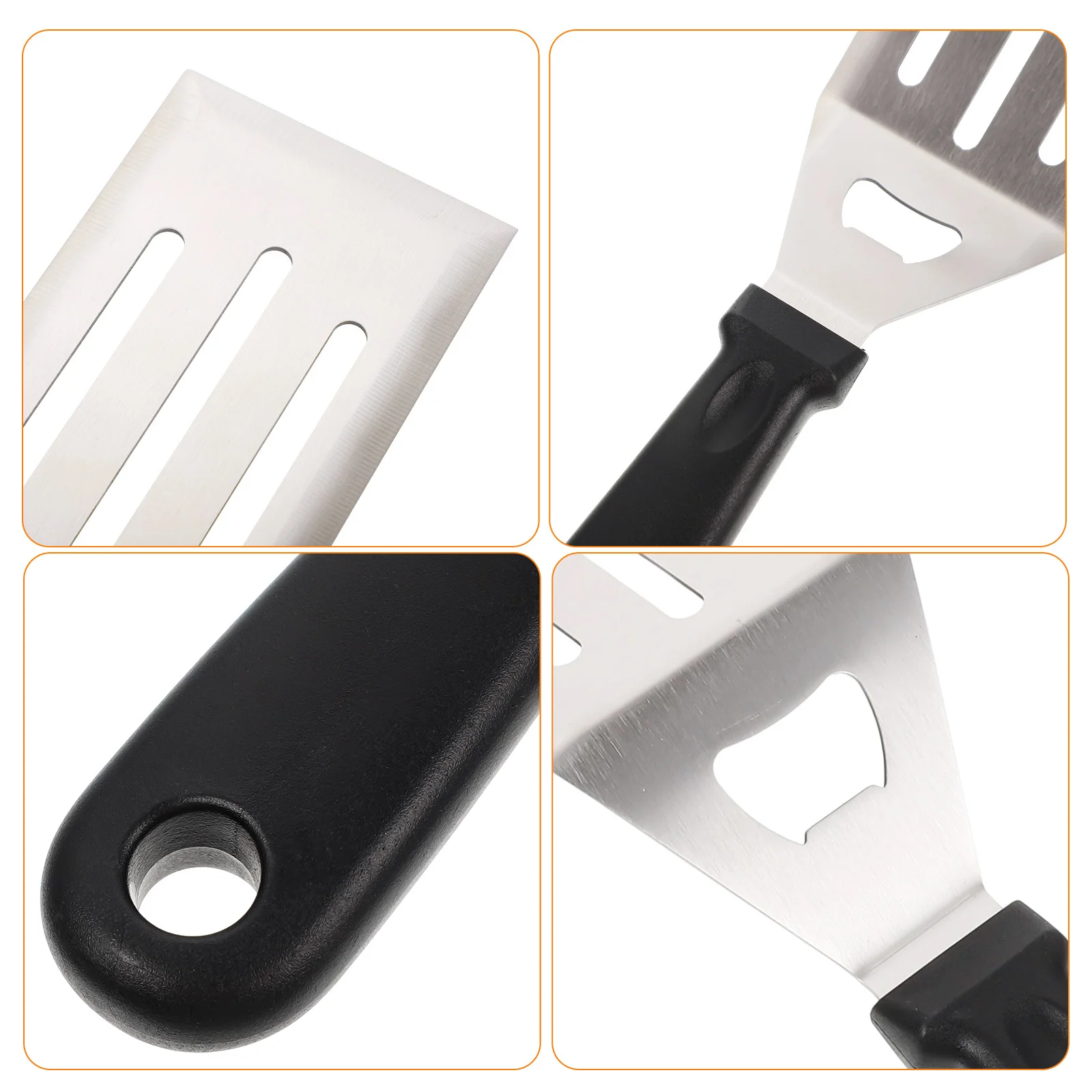 

Cooking Spatula Stainless Steel Metal Slotted Steak Turner Kitchen Utensil for Home Restaurant Metal Spatula Kitchen Utensils