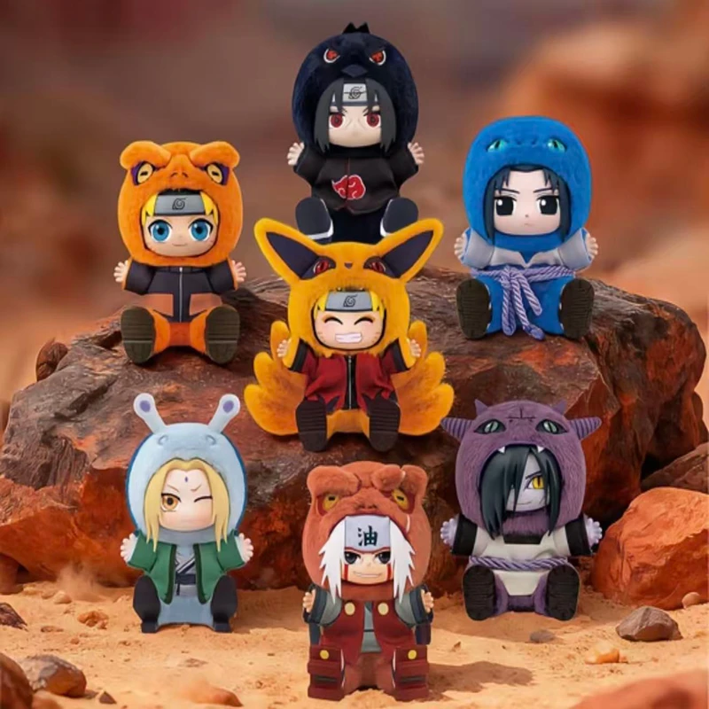 

Official in Stock EAKI Naruto Shippuden Cute Beast Sitting Party Blind Box Naruto Trendy Toys Mystery Box Decoration Toy