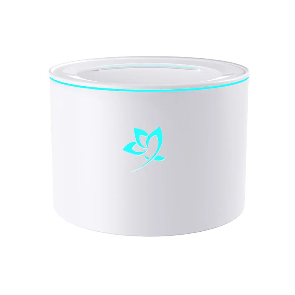 Desktop Flame Aromatherapy Diffuser with Easy Top Fill and Colorful Mood Lighting for Stress Relief and Air Freshening