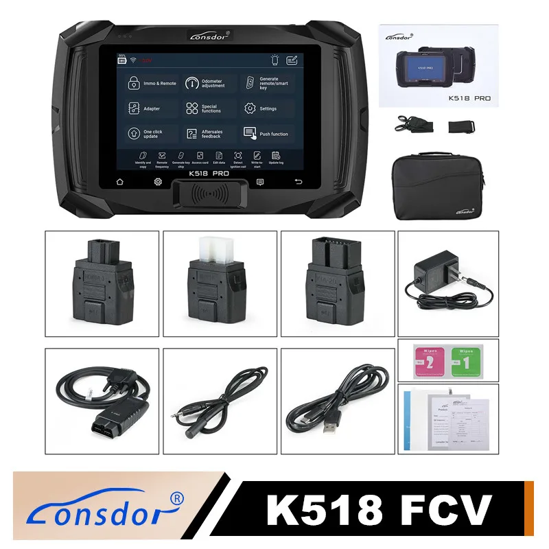 

Lonsdor K518 PRO FCV (версия с свободной комбинацией ключей) — универсальный программатор ключей для 5+5 серий автомобилей, бесплатные обновления на всю жизнь