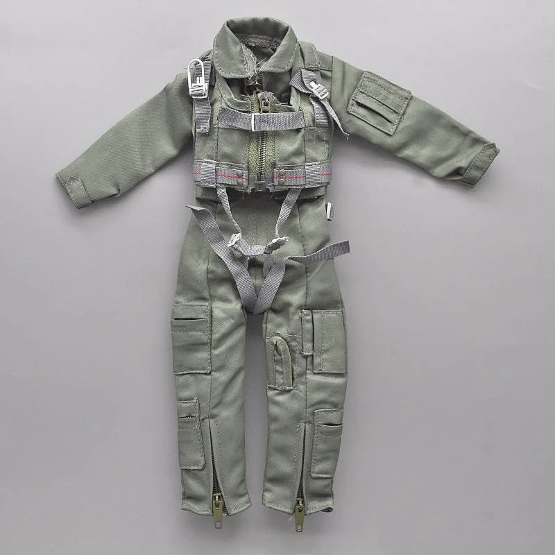 1/6 Mannen Soldaat Moderne Luchtmacht Groen Bodysuit Pak Militaire Jumpsuit Vest Kostuums Voor 12 "Action Figure Model