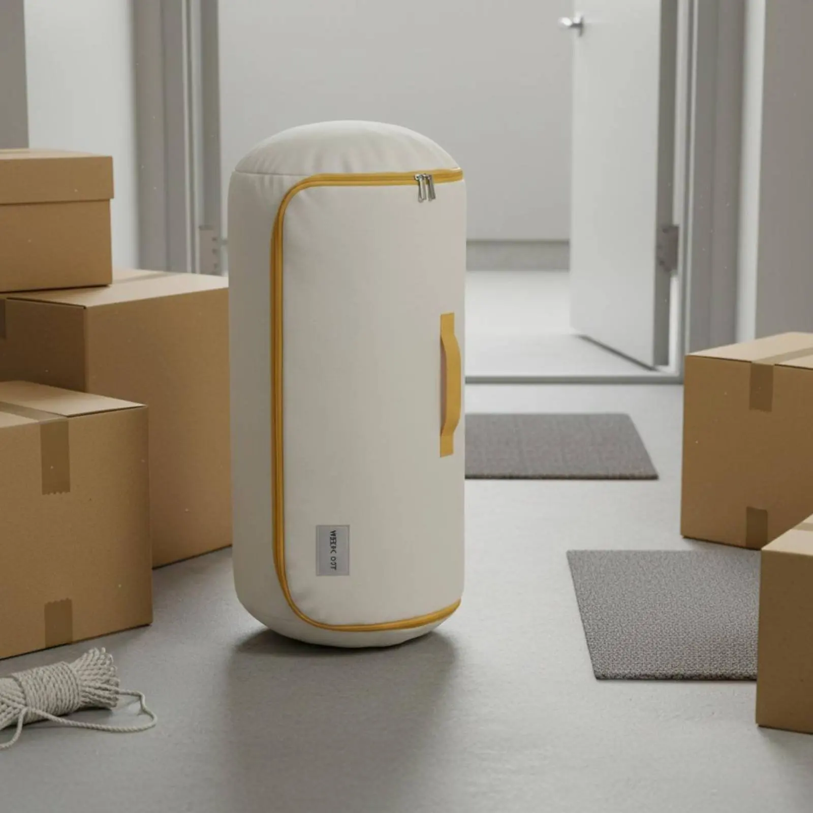 

Сумка для хранения одеял, экономящая место, на молнии, легкая, с двусторонней застежкой, для переезда