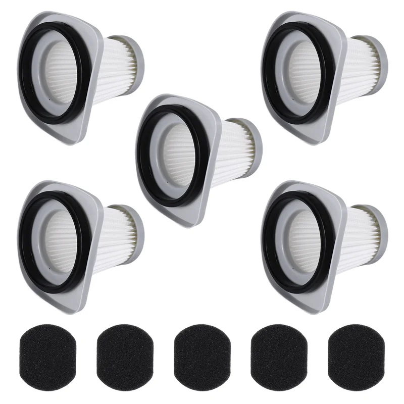ABNL 5 uds/1 Juego para aspiradora de mano Midea SC861 SC861A accesorios filtro Haipa filtro HEPA