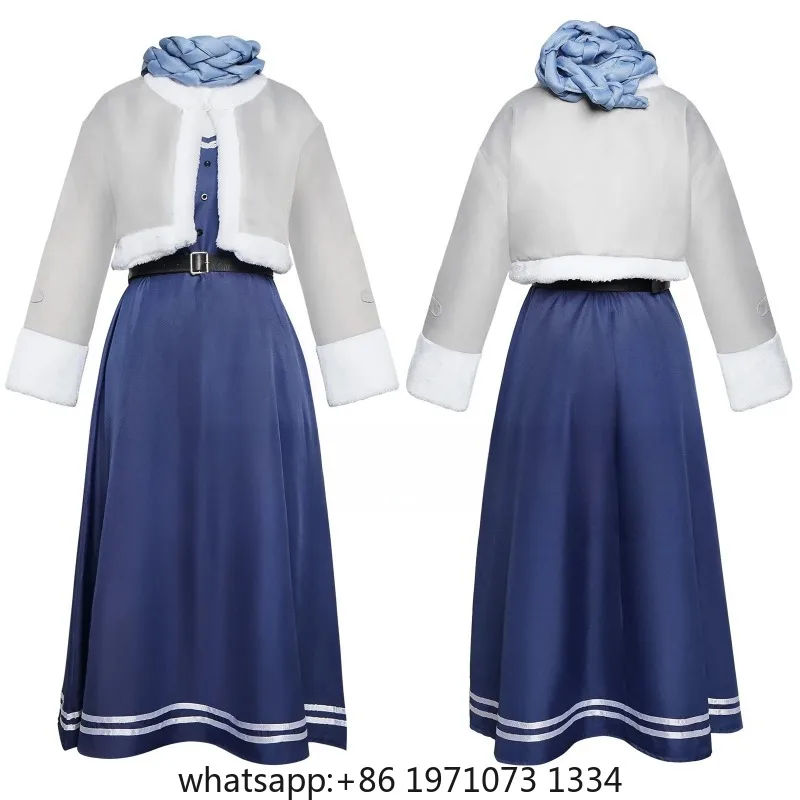 Frieren at the Funeral Cosplay Fern Costume Adult Carnival Uniform Wig Anime Halloween Party Costumes Masquerade Women Game