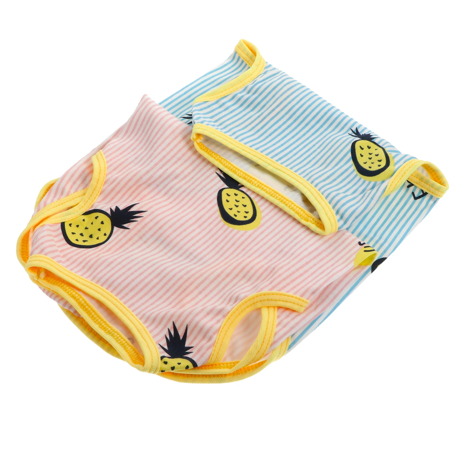 

2pcs Dog Clothes Pet Dress Puppy Vest Cat Apparel Spring Summer Breathable Small Outfit Lightweight Comfortable Easy Wear Fits
