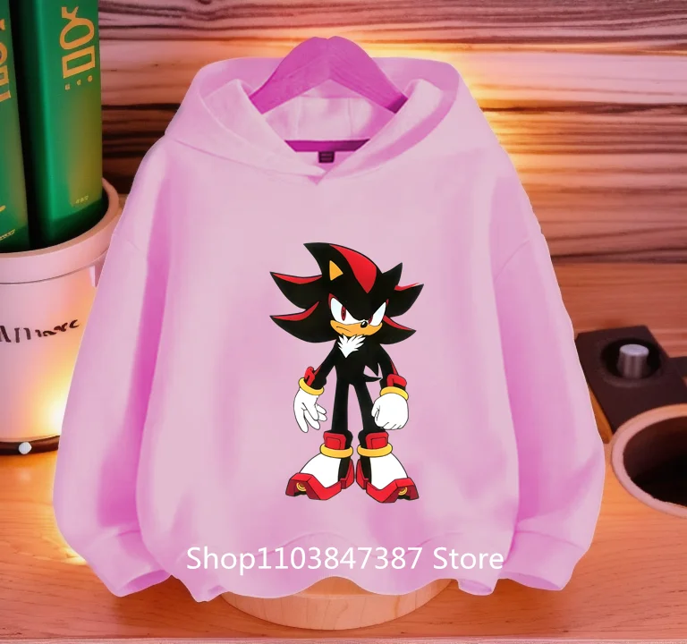 Vêtements pour enfants bébé garçon vêtements Sonic sweats à capuche enfants automne dessin animé Super Sonic garçons sweats à capuche Costume