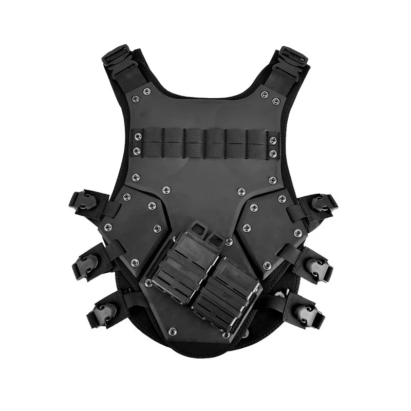EVA TF3 Tactical Vest Hunting Hunting Vest Outdoor Body Armor Combat Paintball Black Waistcoat with M4 Mag Pouches