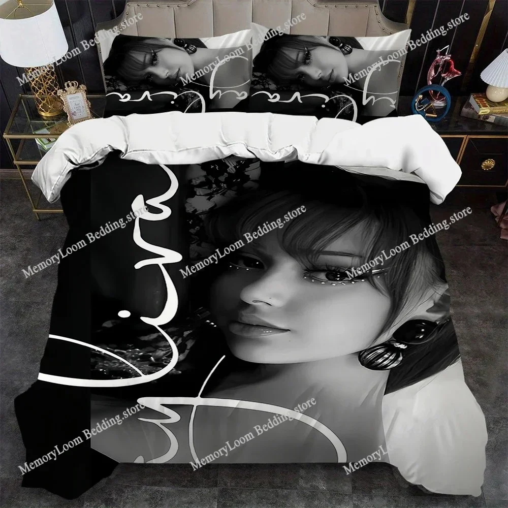 

Ayliva Cool Singer Music Duvet Cover Set Home Style Bedding Soft Laundry Cotton Bed Four Seasons Student Dormitory Luxury Gift96