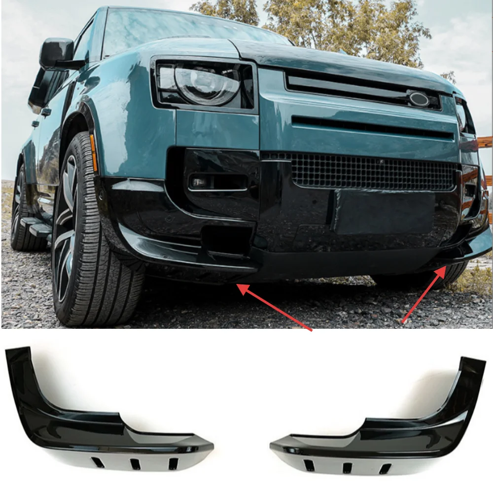Car Front Bumper Corner Guards on Both Sides For Land Rover Defender 90 110 130 2020-2025