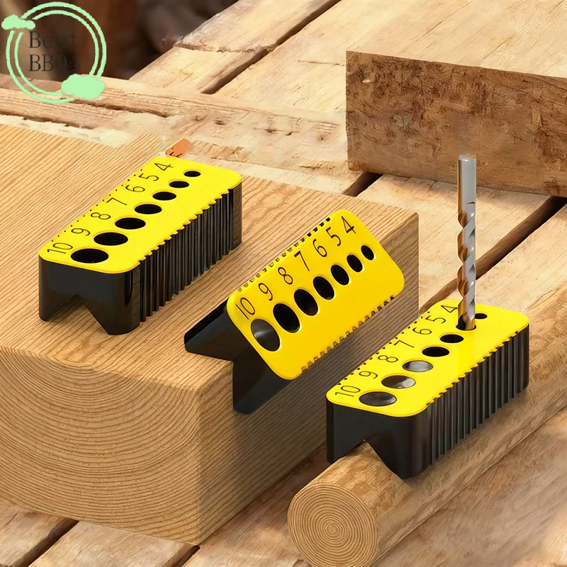 

(BBQ4)1PC Precision Drill Guide For Straight Holes Multifunctional Precision Accessory DIY Drill Jig Block Joints Tool