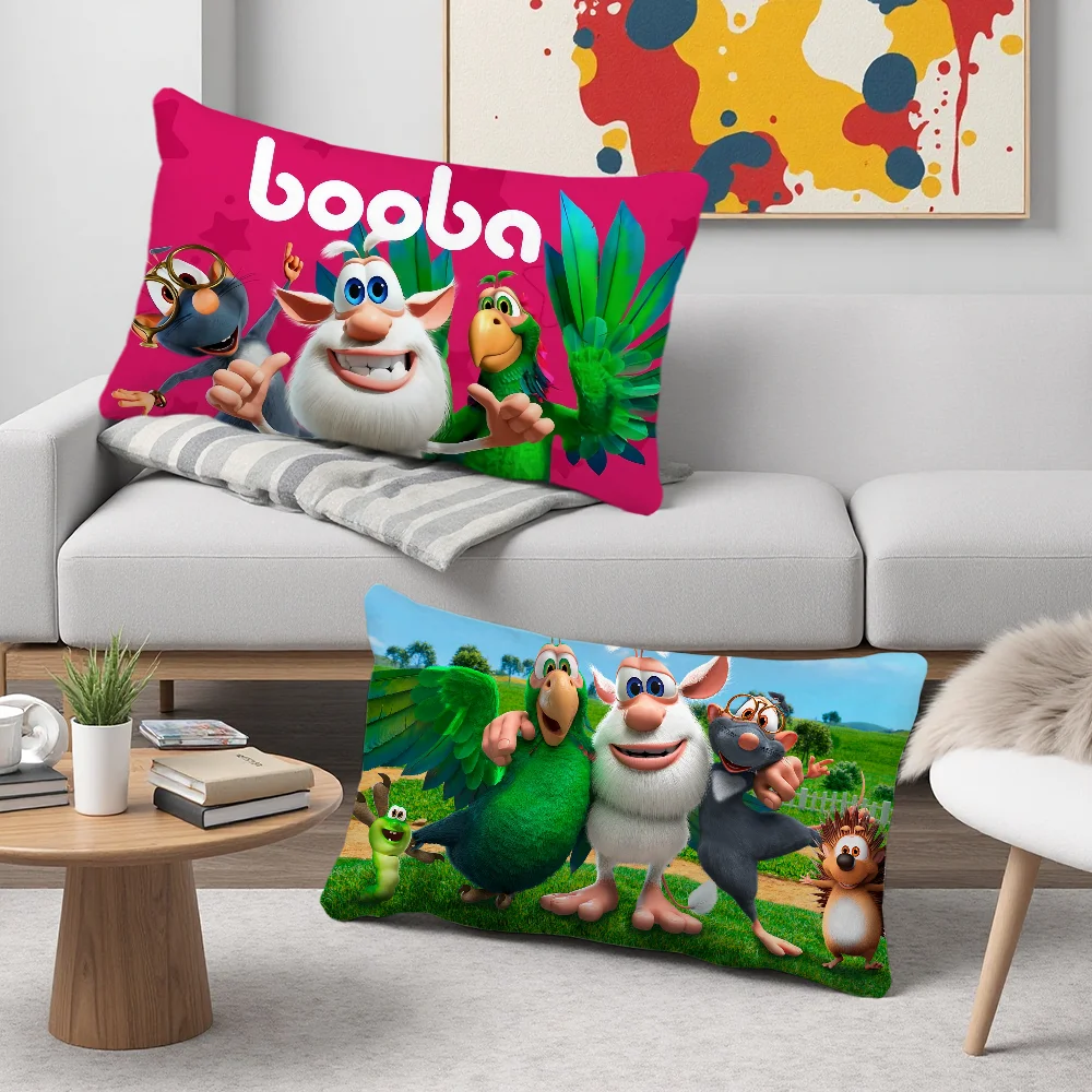 Cartoon Funny Anime cushion cover Rectangle Pillow Case Printing Bedside Sofa B-B-oo-Ba Room Home Decoration Pillowcase