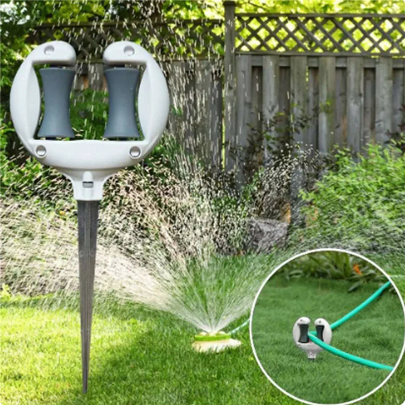 AB11-3X Soft Water Pipe Positioning Stand Garden Hose Guide Nail Labor-Saving Garden Hose Guide Smooth Roller Pointed