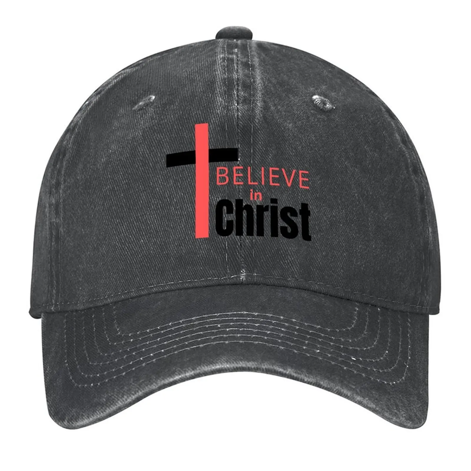 

Believe in christ Baseball Cap birthday Luxury man cap men's big size hat Male hat Hats Woman Men's