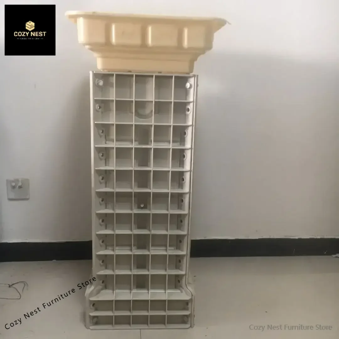 New villa column mold balcony guardrail fence cast cement Roman column vase railing Chinese model