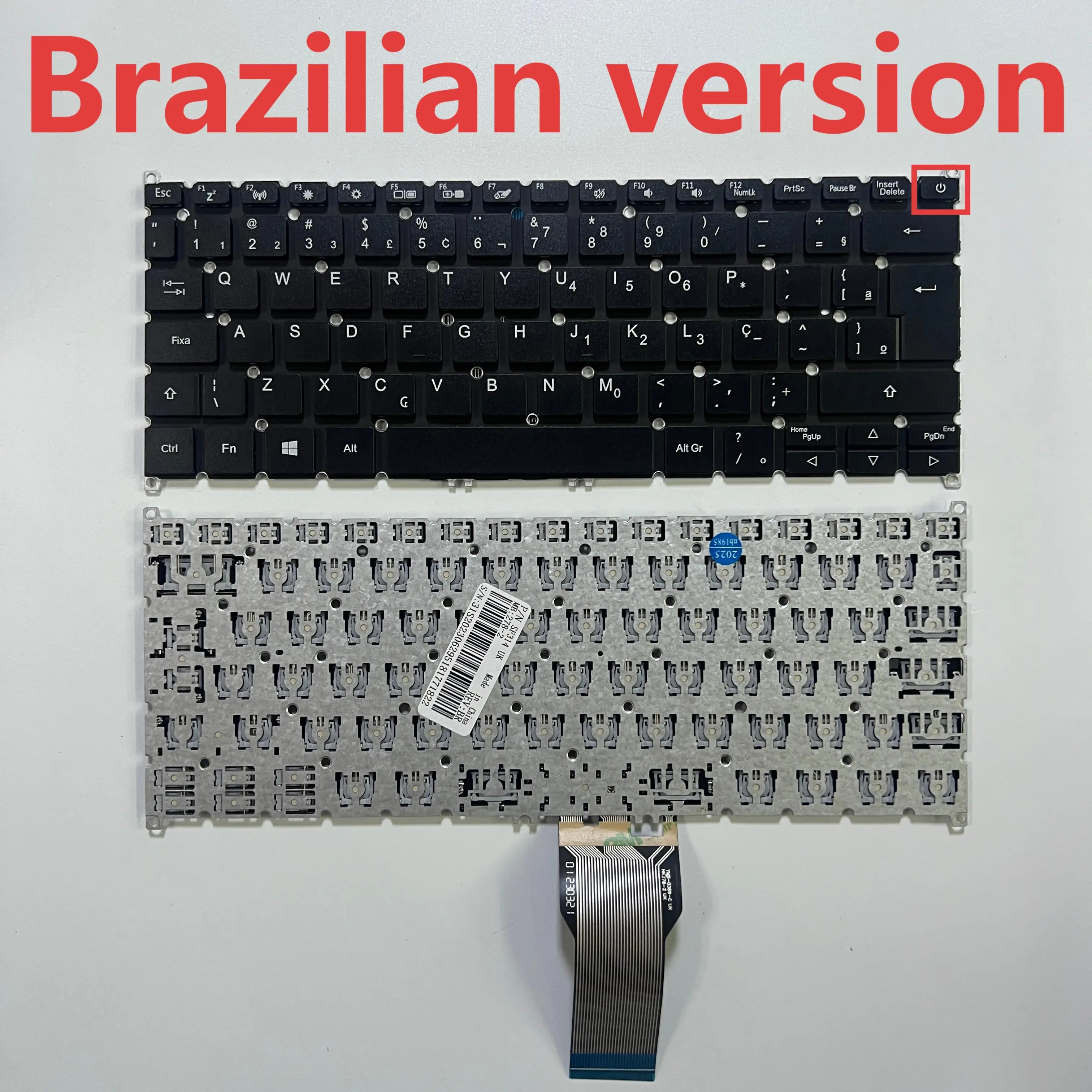 

SF314-54 Brazilian Portuguese Keyboard For Acer SF314-42 SF314-54G A314-35 SF314-56 SF314-58 N19H3 S40-10/20/51 S40-53 N17W7