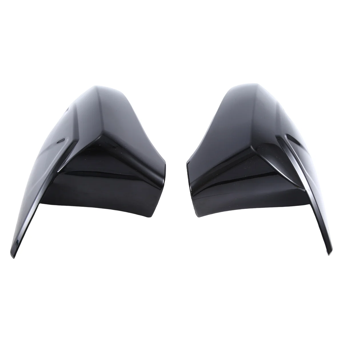 1Pair Car Snap Clip Gloss Black Cow Horn Rear View Mirror Housing Reversing Mirror Housing(LH+RH) for Lexus GS