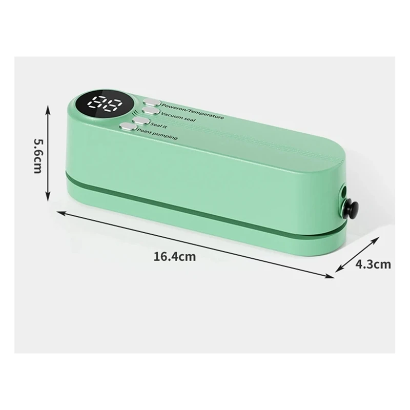 Mini Wireless Fully Automatic Vacuum Sealing Machine Household Small Portable Food Packaging Plastic Sealing Machine