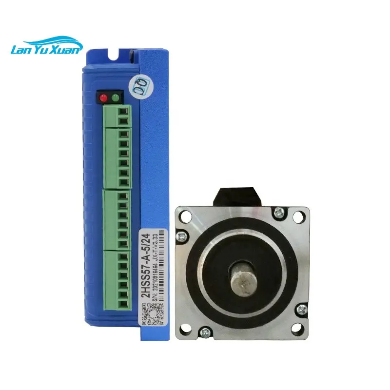 60J18112EC-1000-LS+2HSS57 high speed CNC 2 Phase nema 23 closed loop stepper servo driver