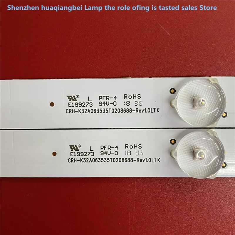 Cho Lehua32S230 Oberli LED32H8 LCD Thanh Nhẹ CRH-K323535T02085CS-REV1.7 8LED 3V 579Mm 100% Mới