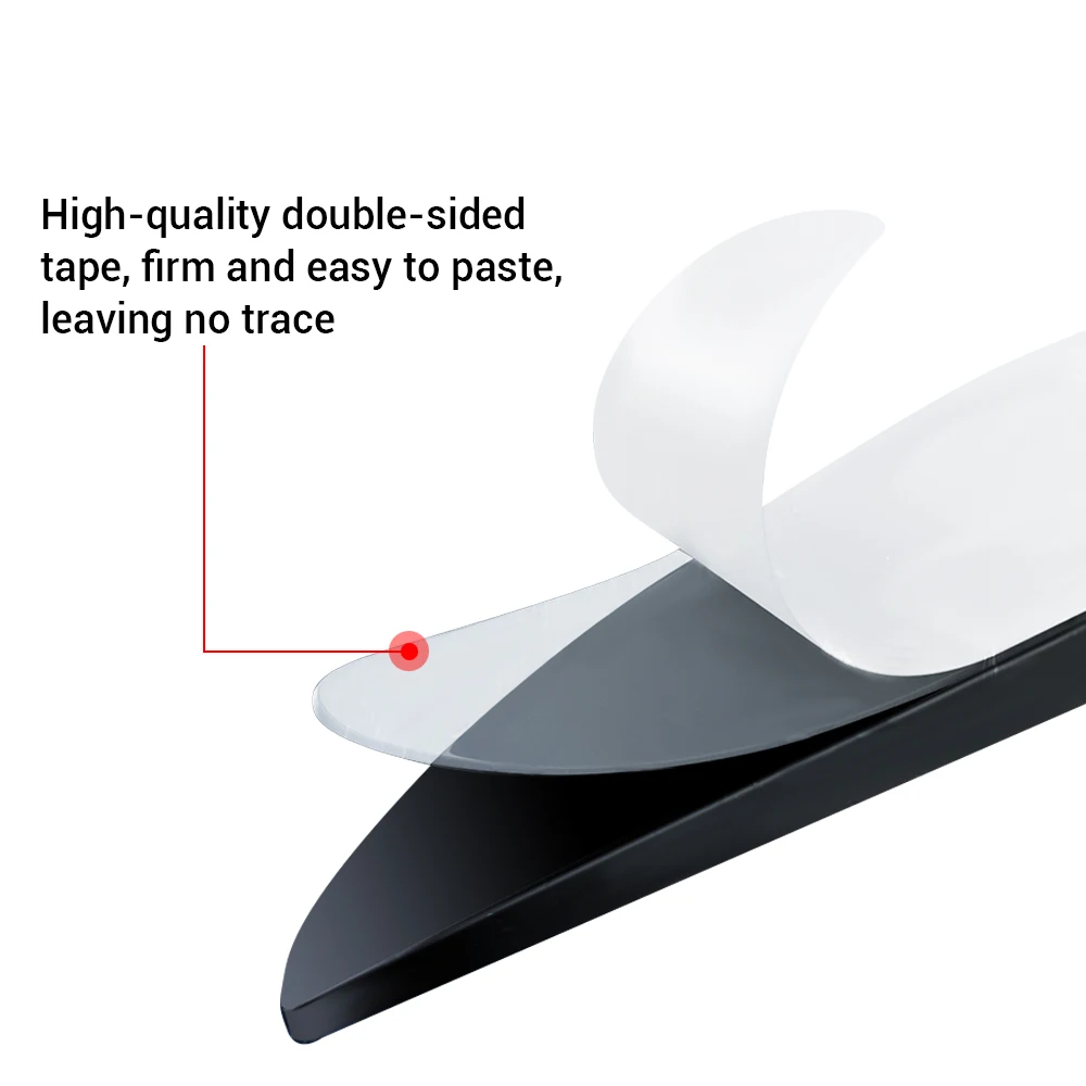 4PCS Car Door Collision Prevention Bumper Strip Protector Sticker Center Cover For Peugeot 308 408 508 208 3008 2008 206 307 207 view 4