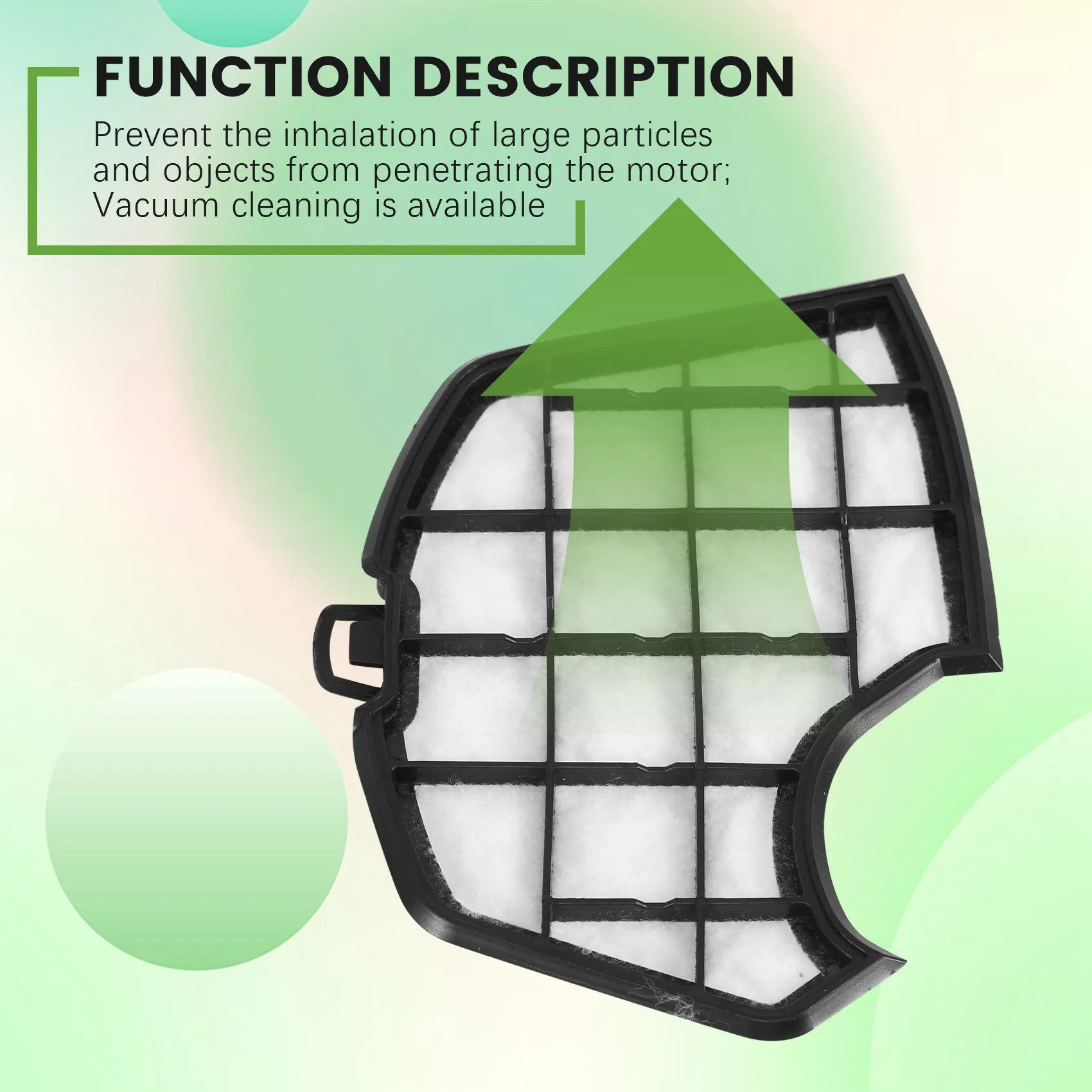 

-A90P 6PCS For Vorwerk Kobold Replace Filters Motor Protection VK150 VK140 Accessories