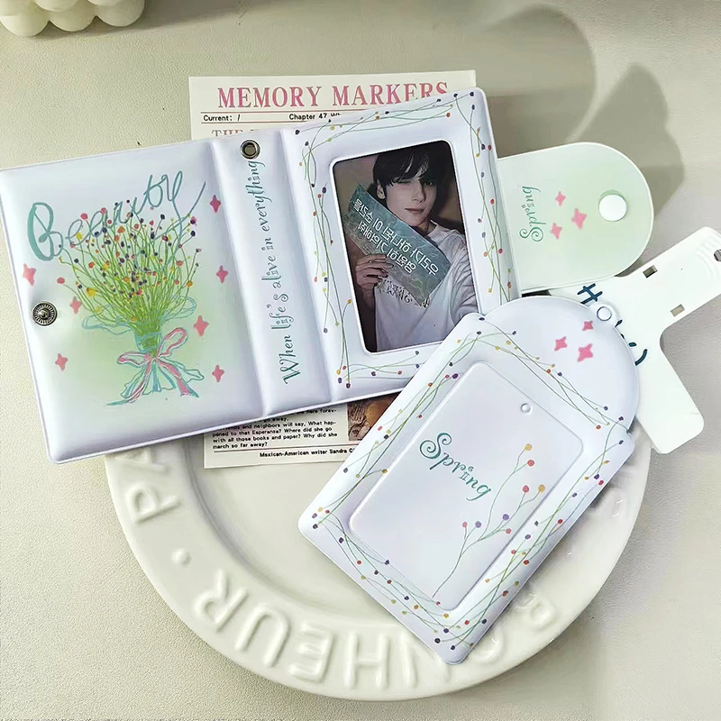 Raccoglitore portafoto per cuccioli Album fotografico da 3 pollici 32 slot Kpop Idol Album Collezione Libro Cartolina Lomo Card Album fotografico