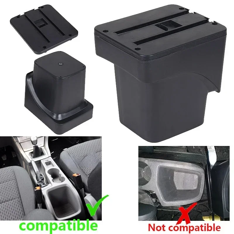 For Ford Focus 2 armrest box For Ford Focus 2 mk2 Car Armrest car accessories Interior details Retrofit parts Storage box USB