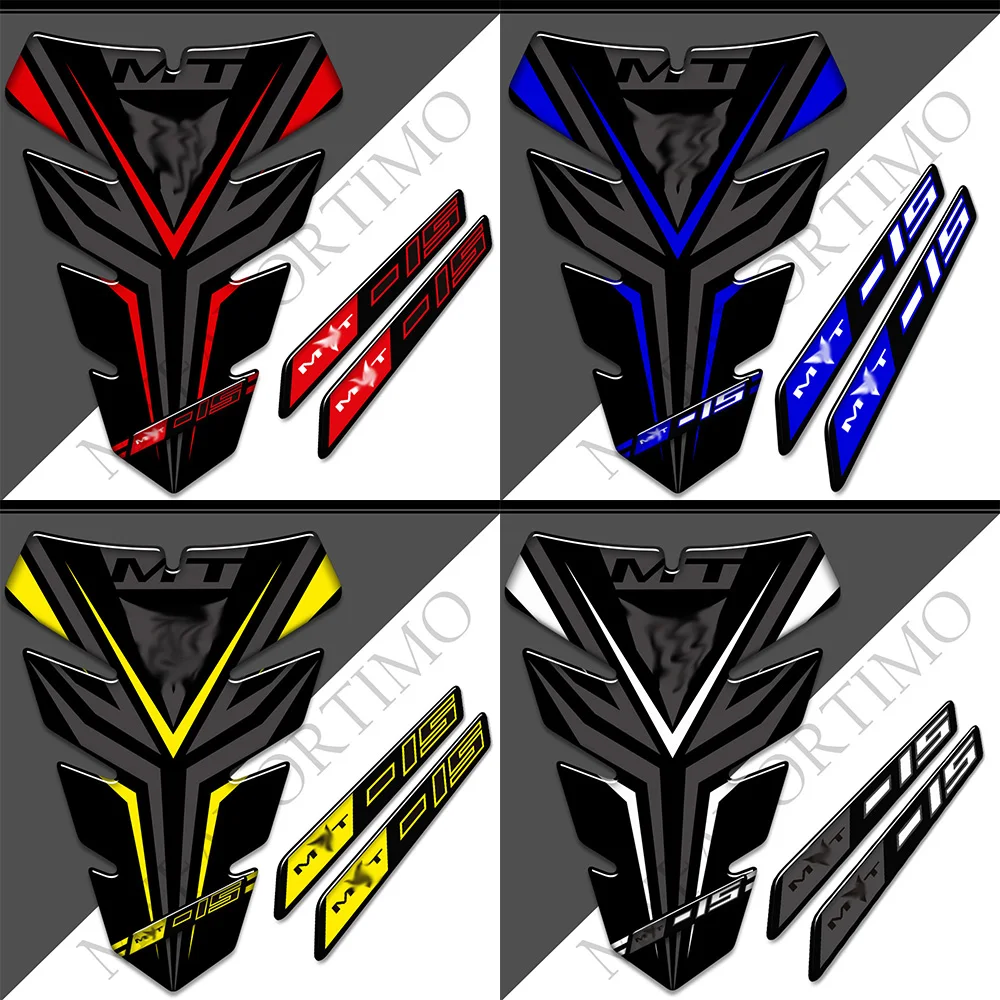 

For Yamaha MT-15 MT15 MT-15 Motorcycle Tank Pad Gas Fuel Oil Kit Knee Protector Fairing Fender Stickers Decals