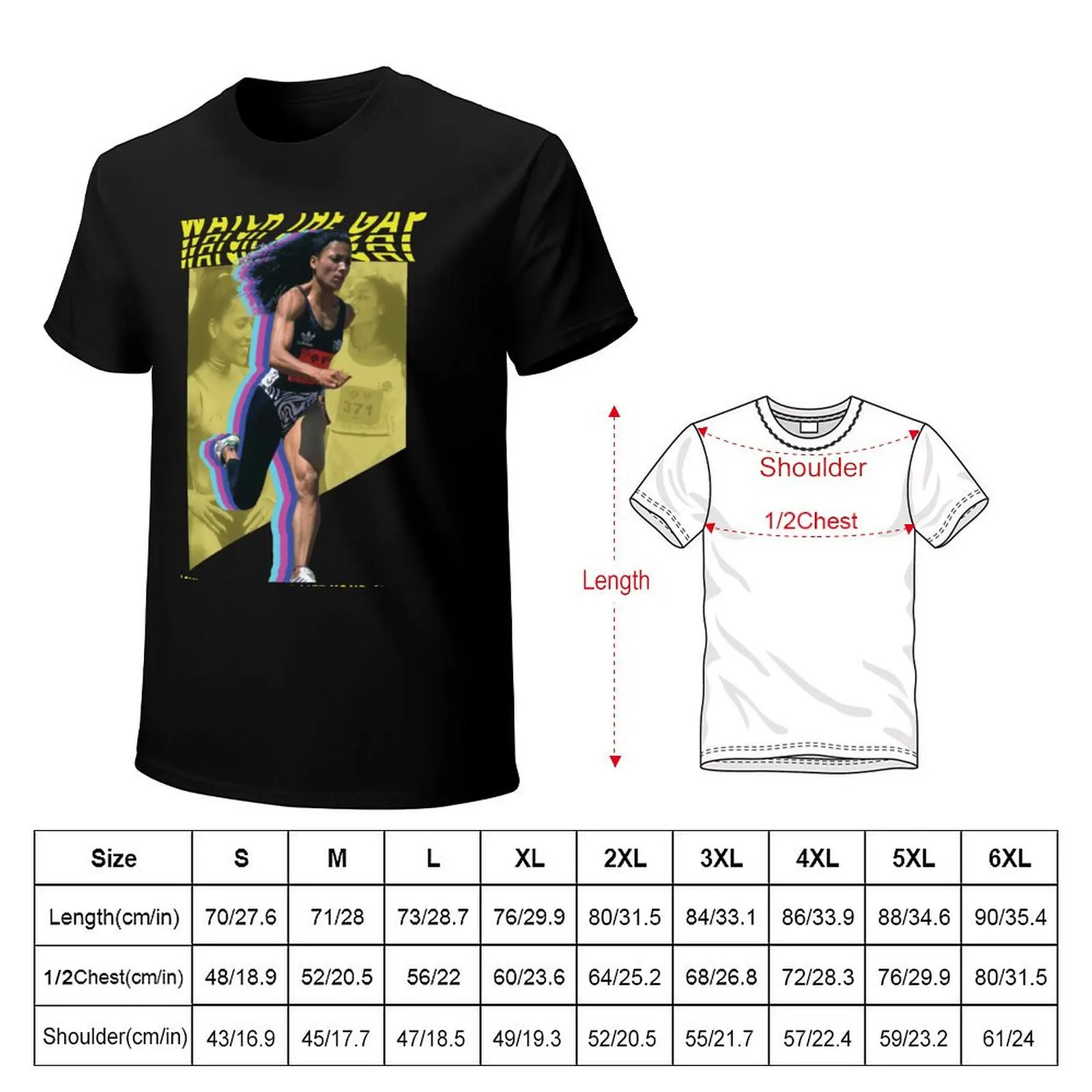 Florence Griffith Joyner T-Shirt Comfortable Workout Short Sleeve Shirt