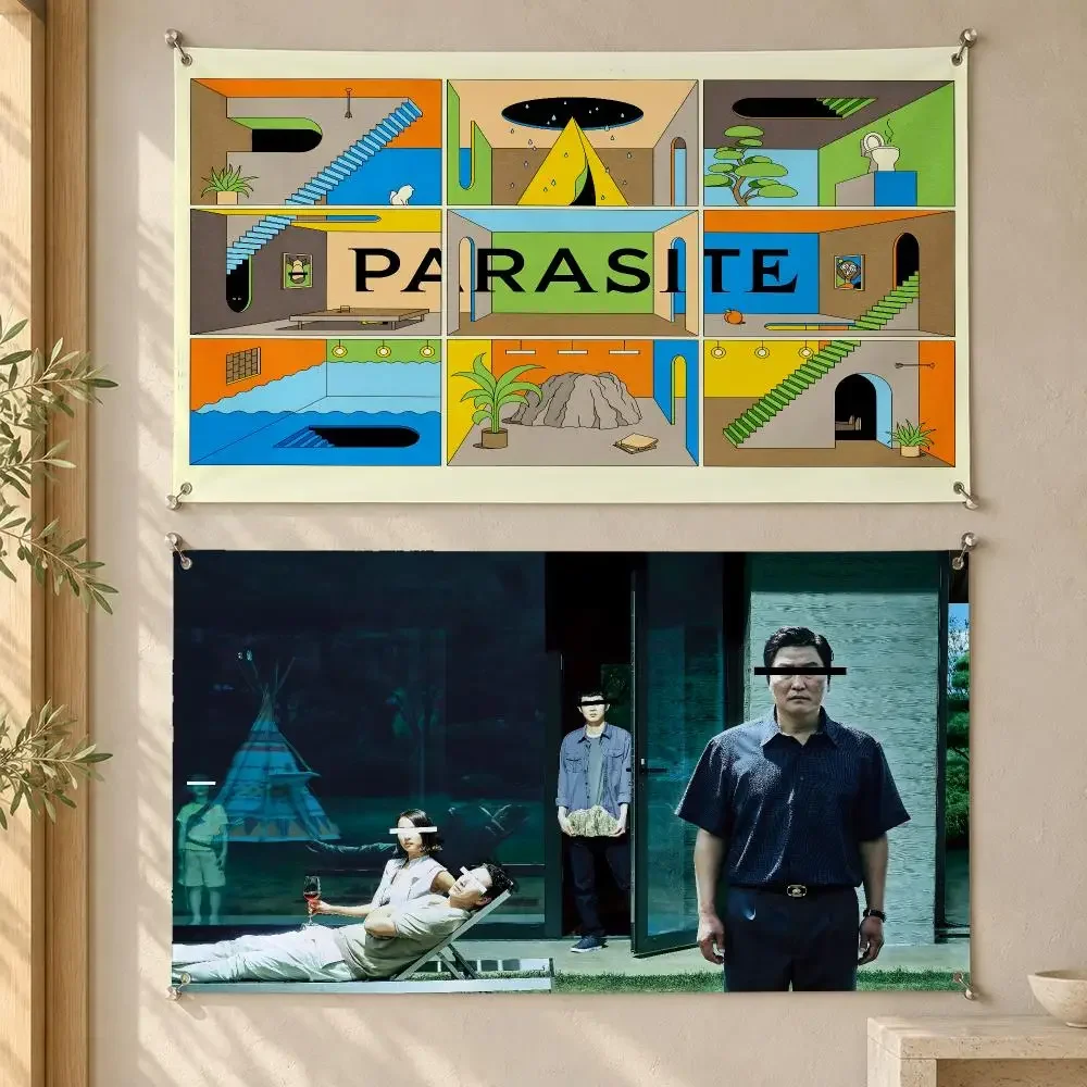 Parasite Flags Decorative Wall Hanging Banner Bedroom Dorm Music Room Garden Party