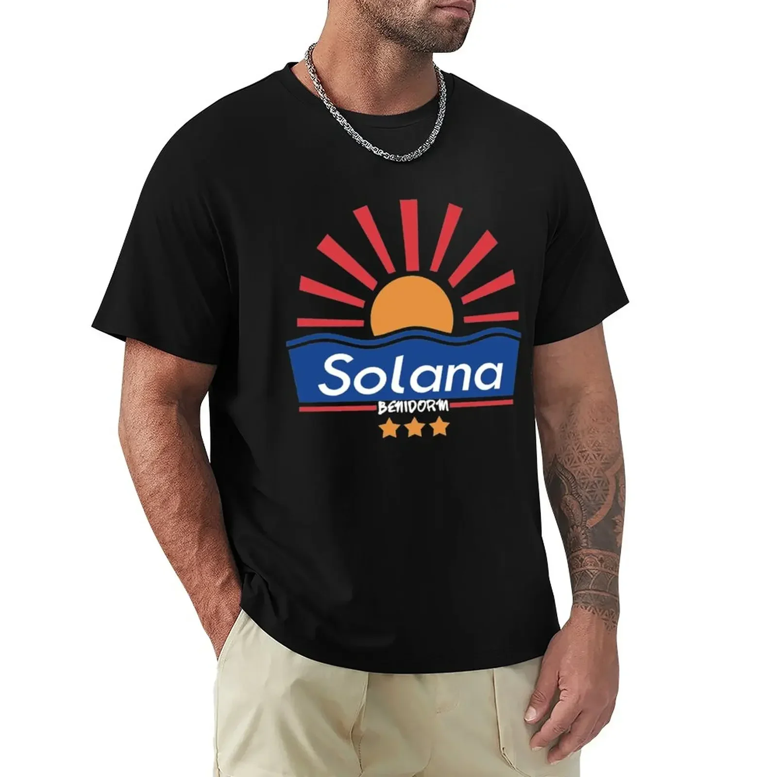 Benidorm Solana Hotel T-Shirt anime t shirts graphic tee shirt graphic t shirt vintage mens designer clothes