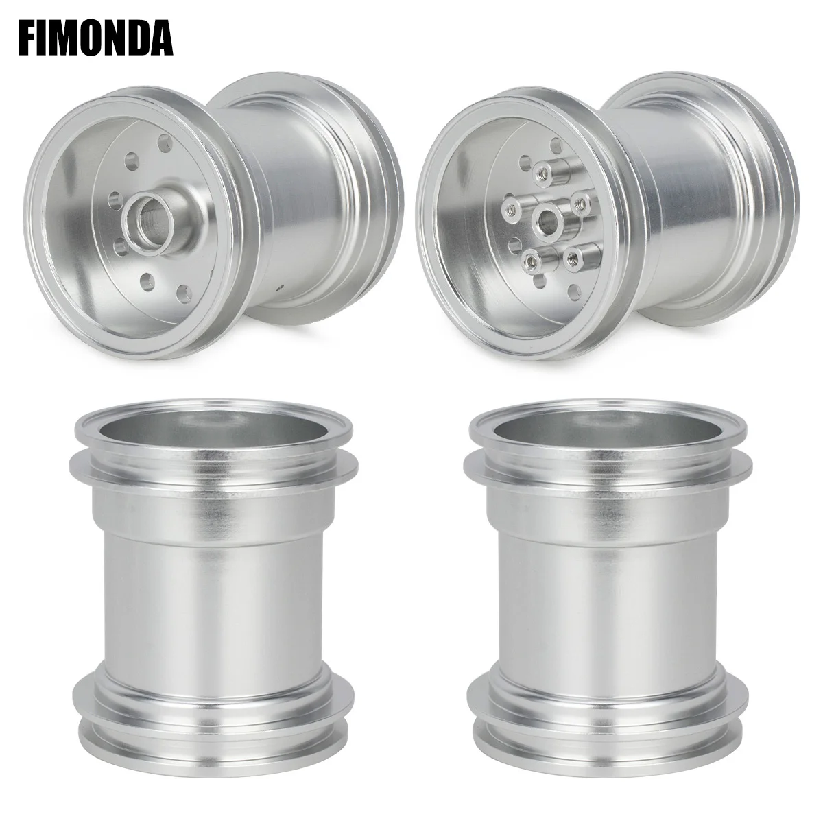 

Набор алюминиевых ободов с ЧПУ для Tamiya CW-01, ланч-бокса Midnight Pumpkin Unimog 406, детали для обновления передней и задней оси