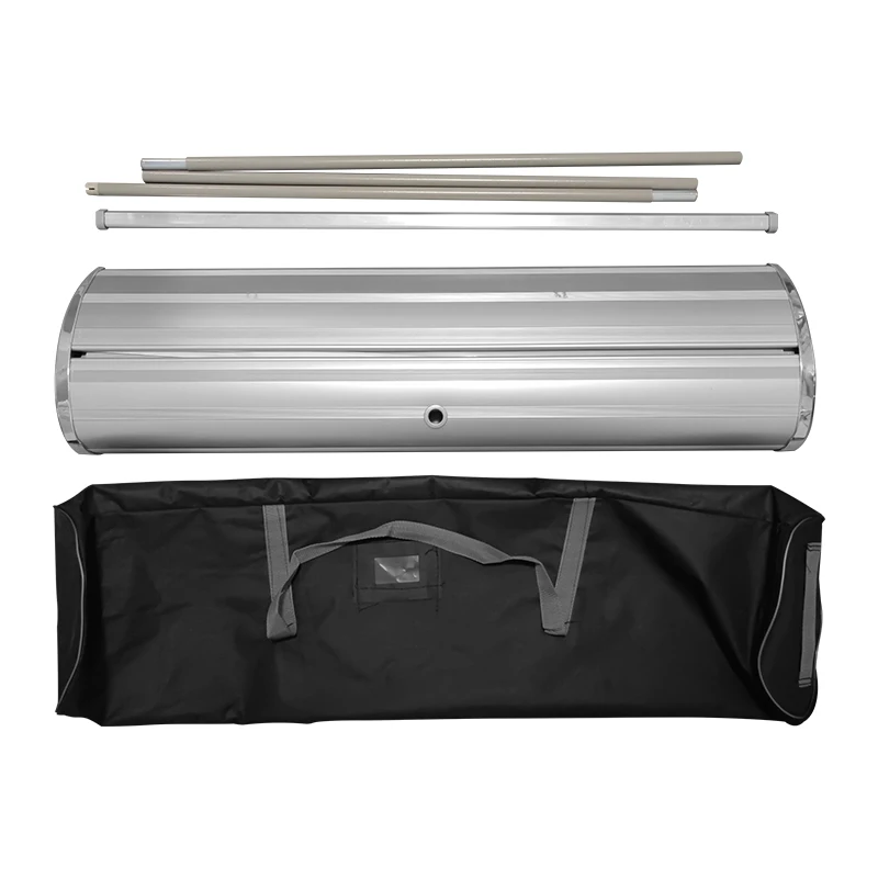 

80x200cm Aluminum Wide Base Roll up Banner Stand Portable for Outdoor Business Events Trade Show Advertise Display Only Stand