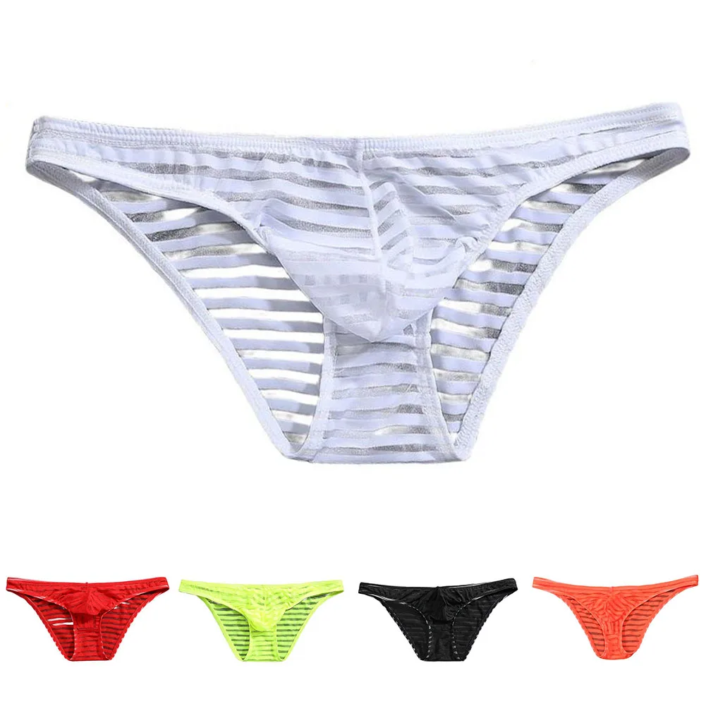 ملابس داخلية عصرية للرجال مع شبكة قابلة للتنفس وحقيبة مخططة، توفر دعمًا وراحة للاستخدام اليومي #6