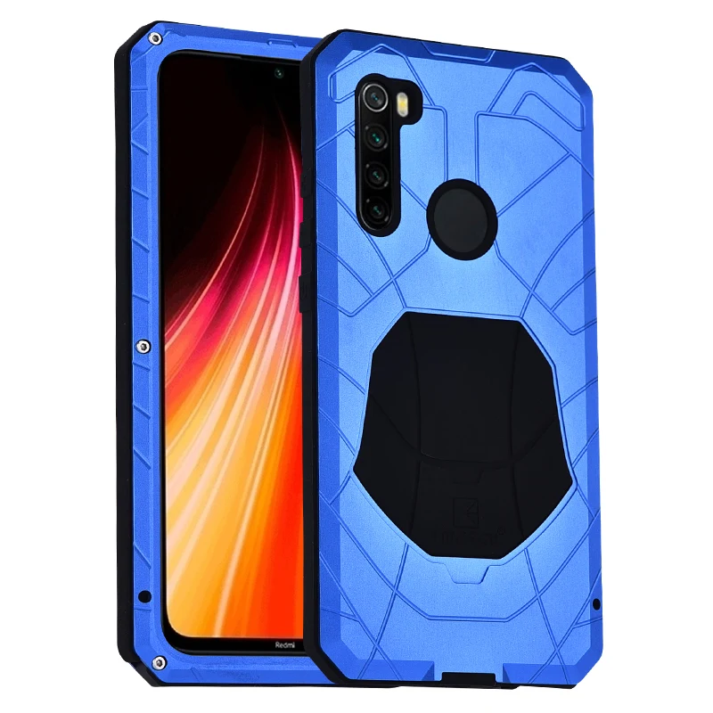 

Imatch Aluminum Metal Silicone Shockproof Case Cover For Xiaomi Redmi Note 10 8 7 Pro Dirt Shock Proof Cover For Redmi K40 K30