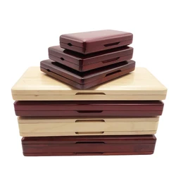 Maple Wooden Oboe Reed Box Holds 3/6/10/20/40 Pieces Oboe Reed Protectors with Soft Red Velvet