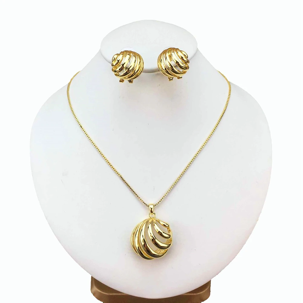 Yuminglai Unique Pendant with Earrings for Women Everyday Use Jewelry FHK15401